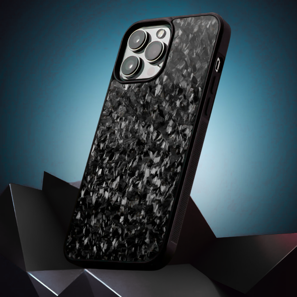 FLAKE Carbon Fiber iPhone case - Black