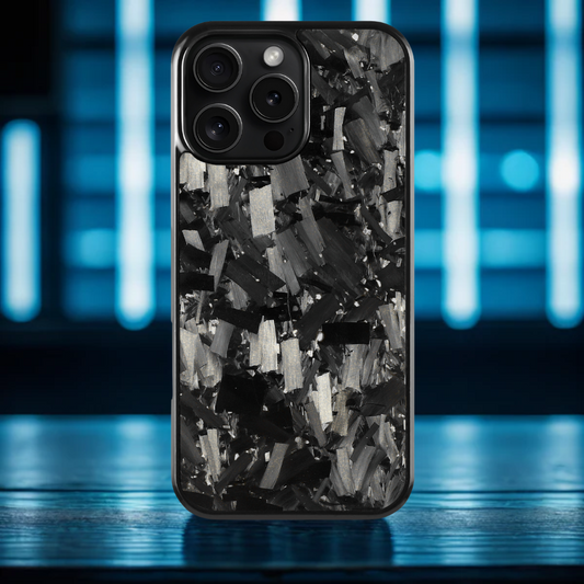 GRID Carbon Fiber iPhone case - White