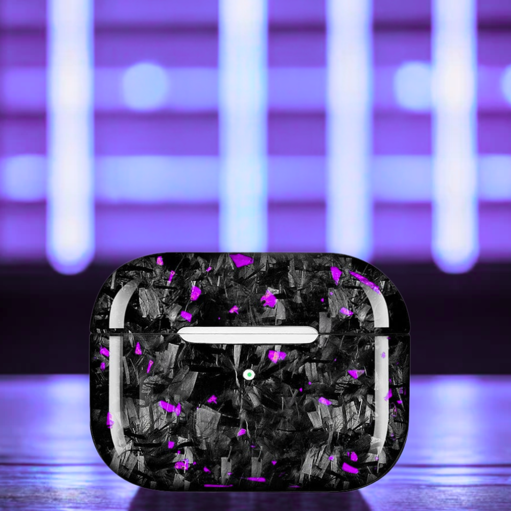 Carbon Fiber AirPods case - Purple