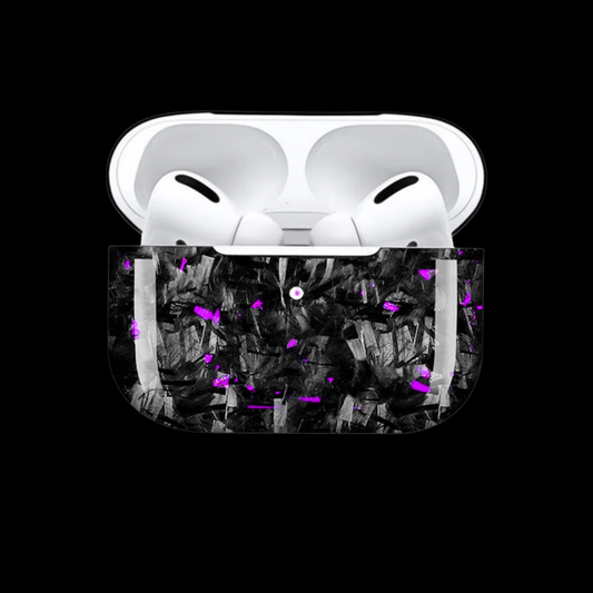 Carbon Fiber AirPods case - Purple