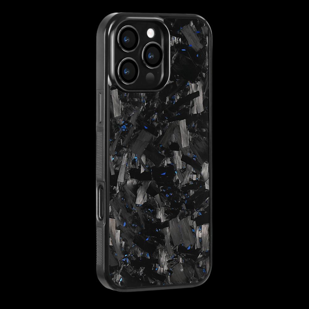 GRID Carbon Fiber iPhone case - Blue