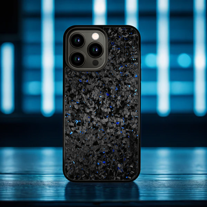 FLAKE Carbon Fiber iPhone case - Blue