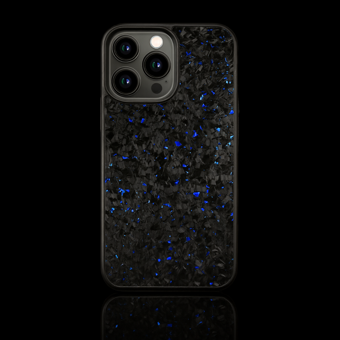 FLAKE Carbon Fiber iPhone case - Blue