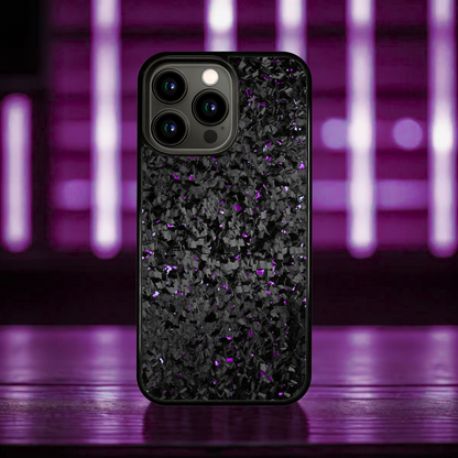 FLAKE Carbon Fiber iPhone case - Purple