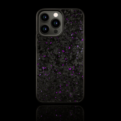 FLAKE Carbon Fiber iPhone case - Purple