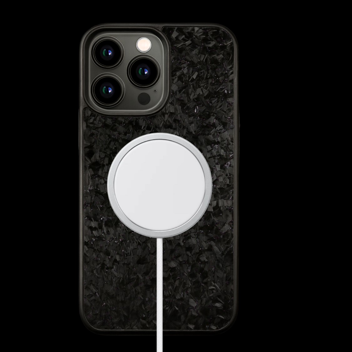 FLAKE Carbon Fiber iPhone case - Black
