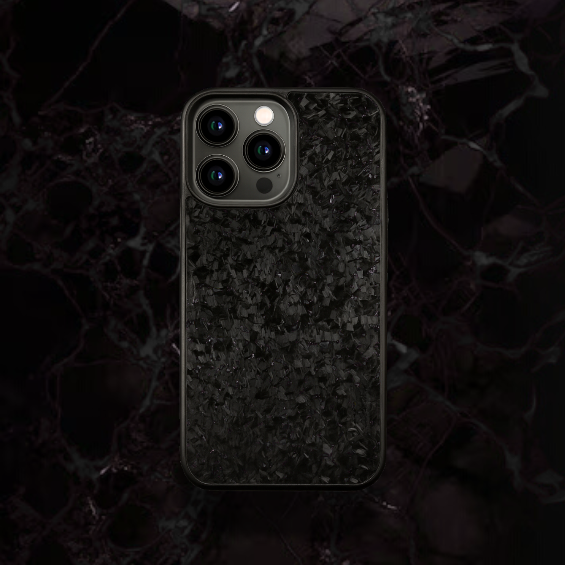 FLAKE Carbon Fiber iPhone case - Black
