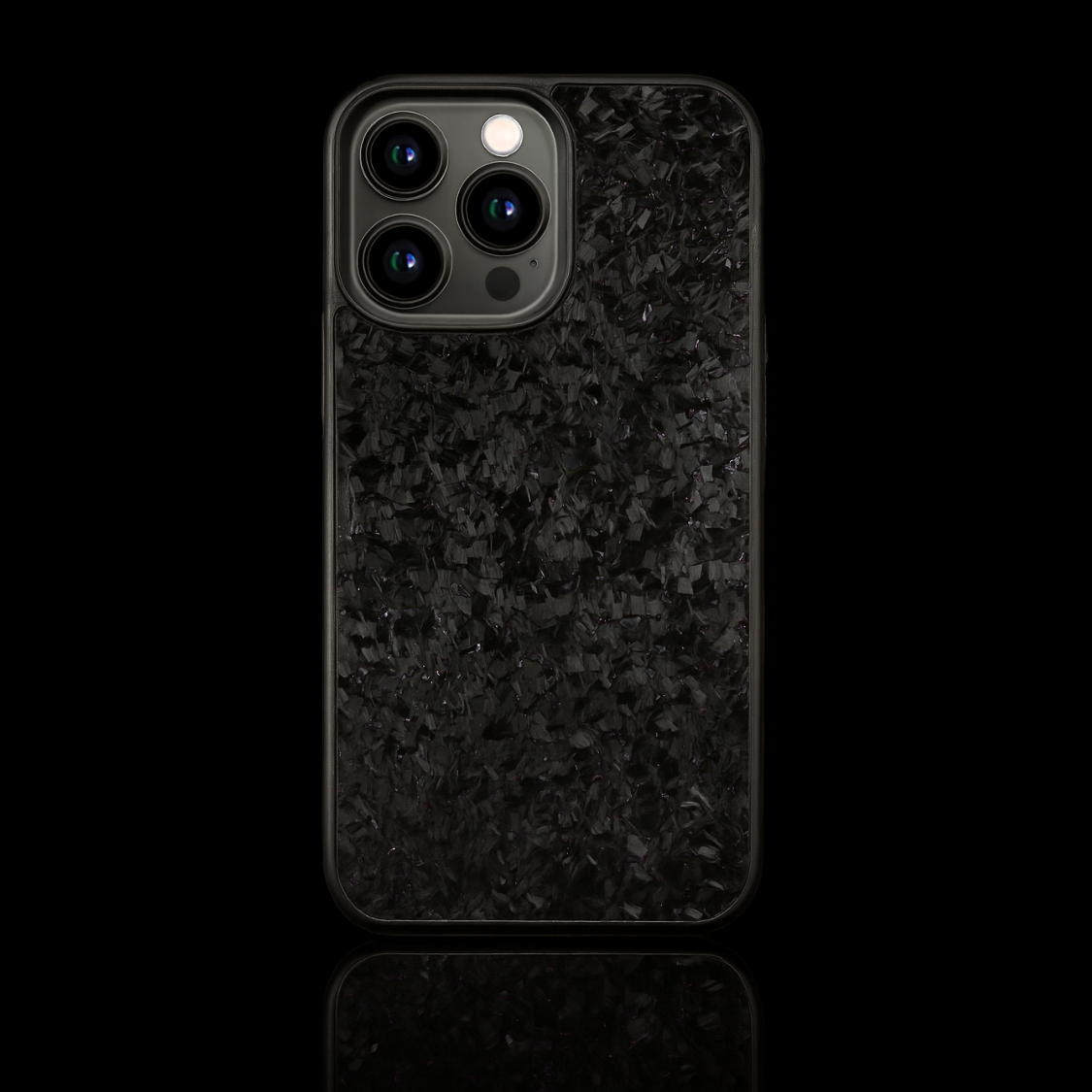FLAKE Carbon Fiber iPhone case - Black
