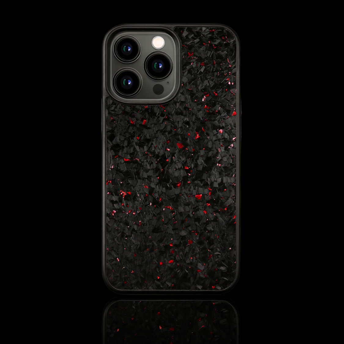 FLAKE Carbon Fiber iPhone case - Red