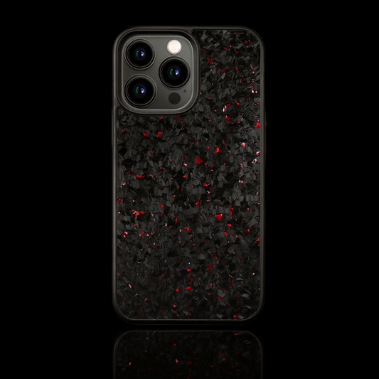 FLAKE Carbon Fiber iPhone case - Red