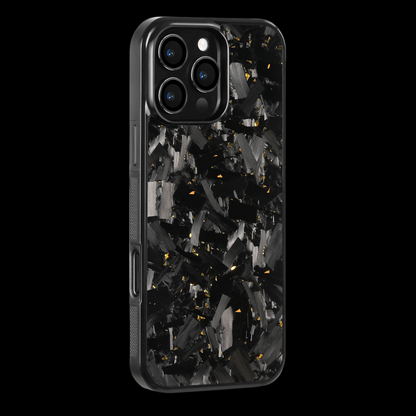 GRID Carbon Fiber iPhone case - Gold
