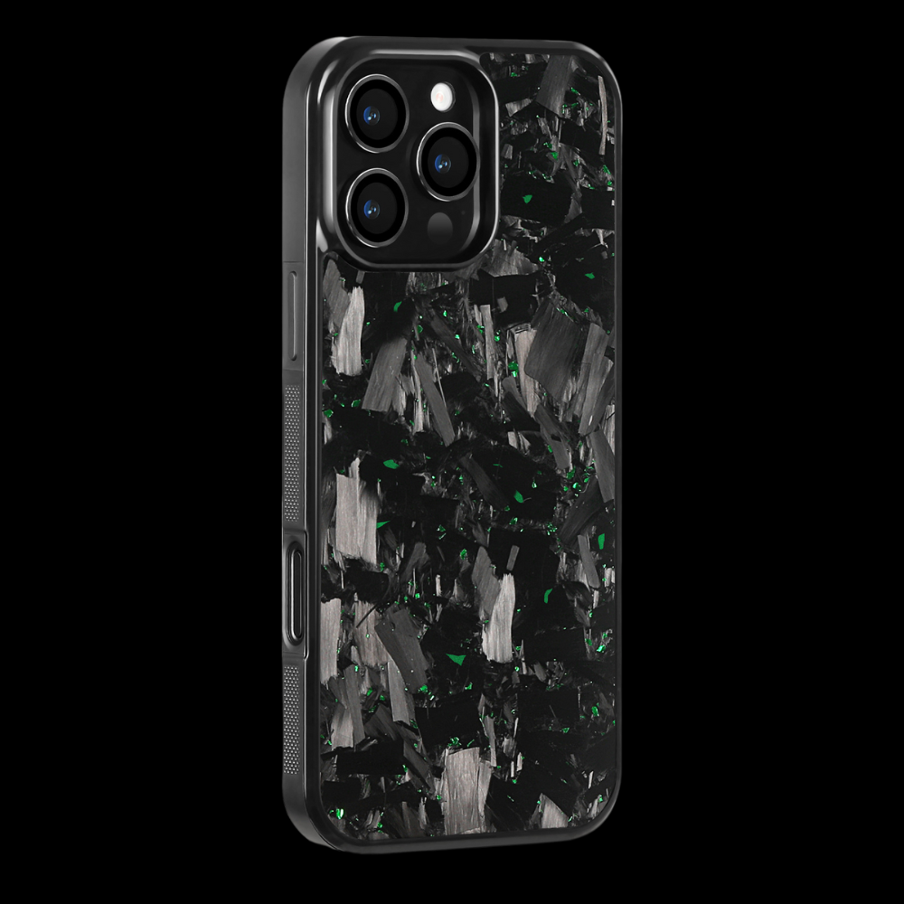 GRID Carbon Fiber iPhone case - Green