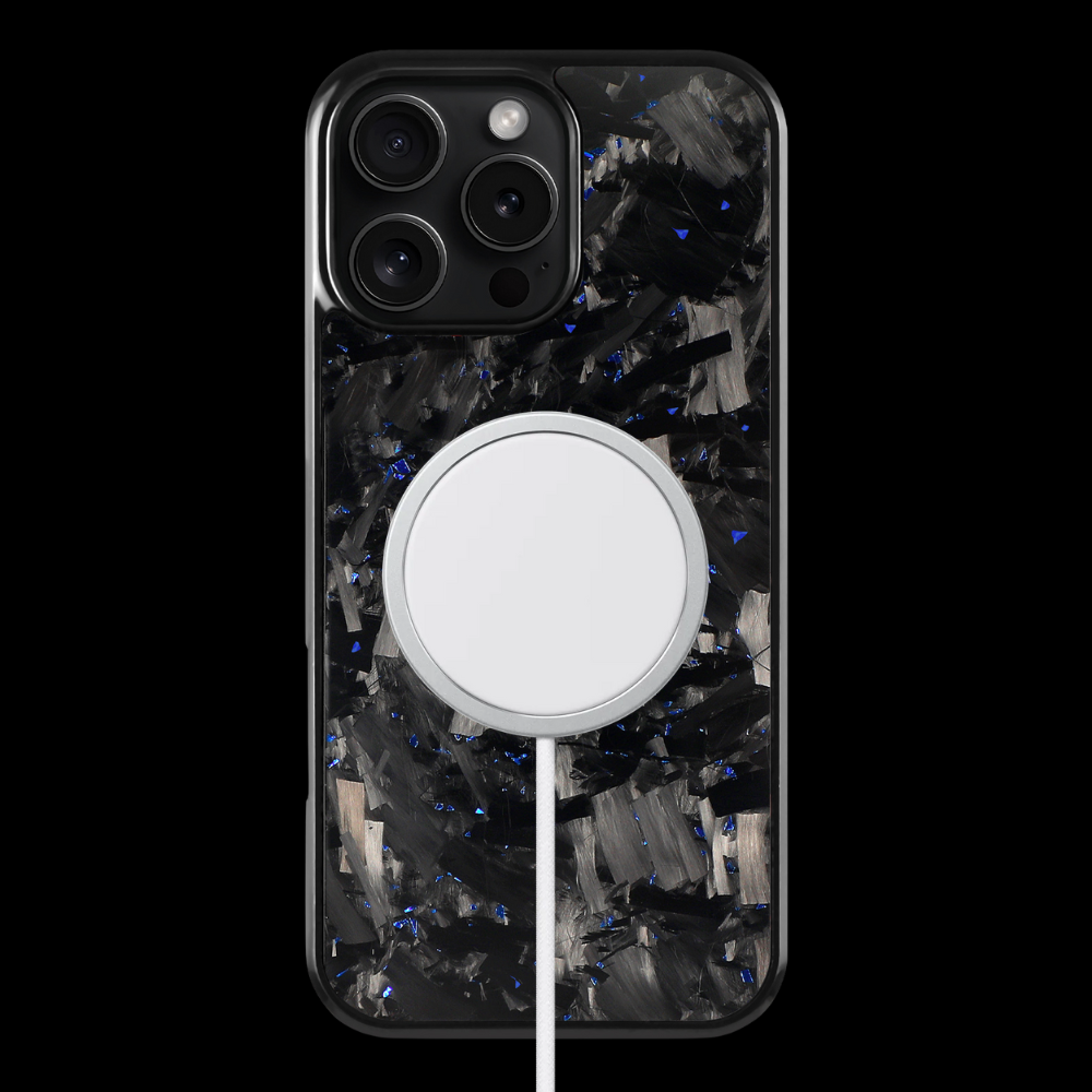 GRID Carbon Fiber iPhone case - Blue