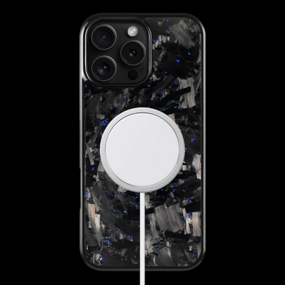 GRID Carbon Fiber iPhone case - Blue