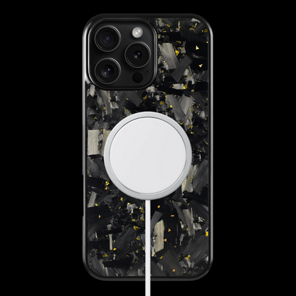 GRID Carbon Fiber iPhone case - Gold