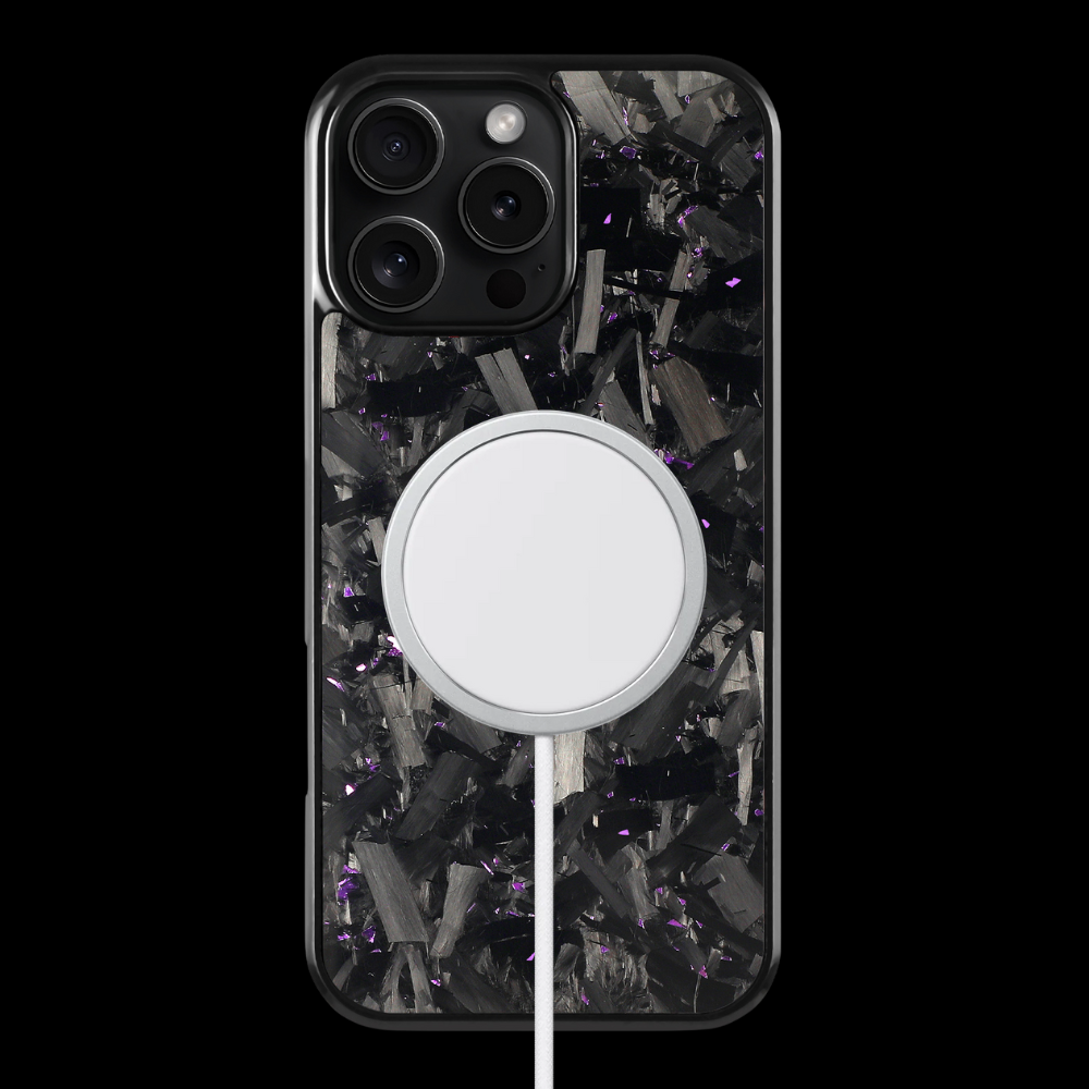 GRID Carbon Fiber iPhone case - Purple