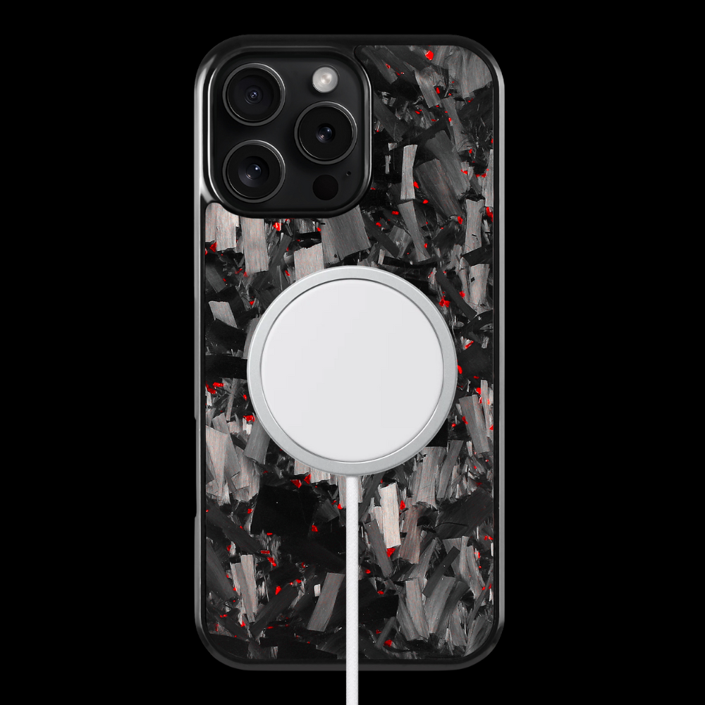 GRID Carbon Fiber iPhone case - Red