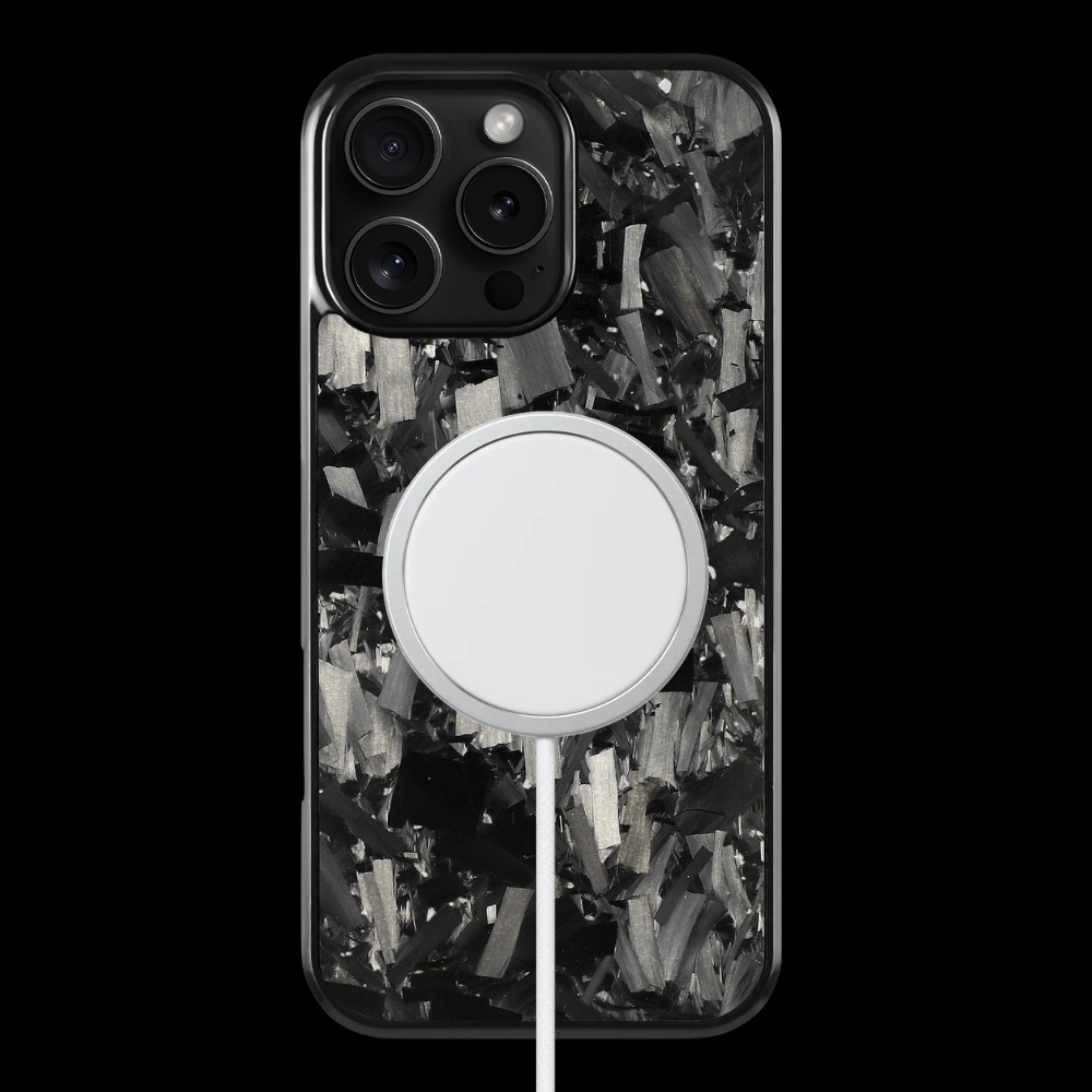 GRID Carbon Fiber iPhone case - White