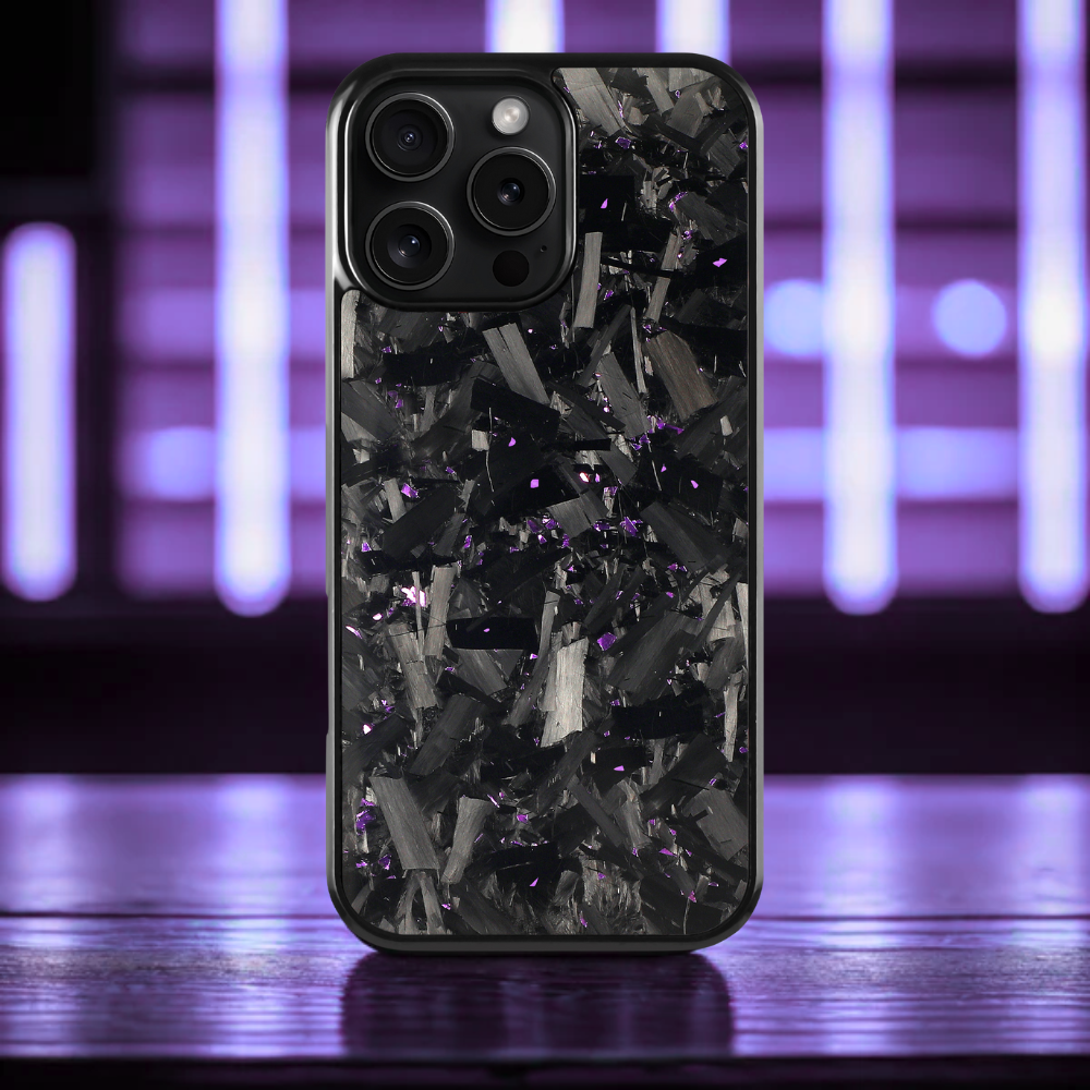 GRID Carbon Fiber iPhone case - Purple