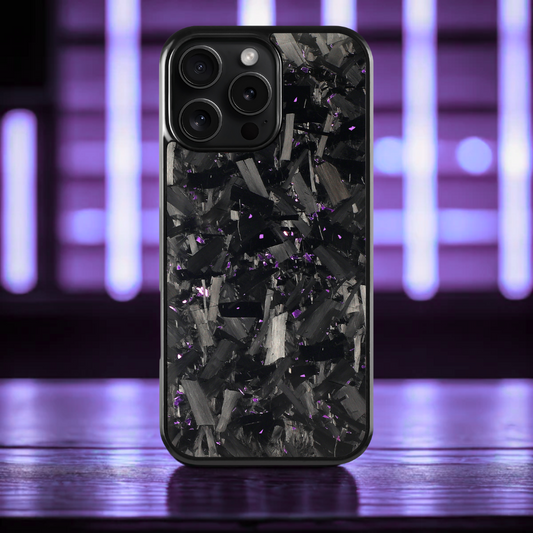 GRID Carbon Fiber iPhone case - Purple