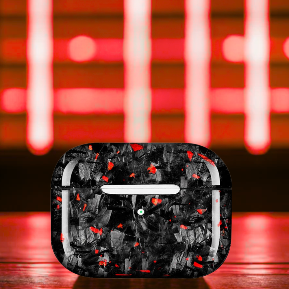 Carbon Fiber AirPods case - Red