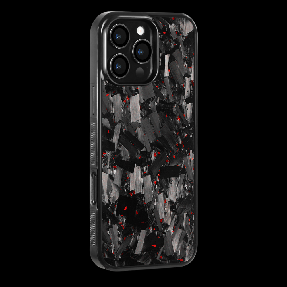 GRID Carbon Fiber iPhone case - Red