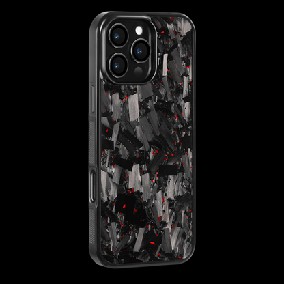 GRID Carbon Fiber iPhone case - Red