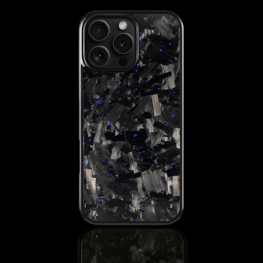 GRID Carbon Fiber iPhone case - Blue