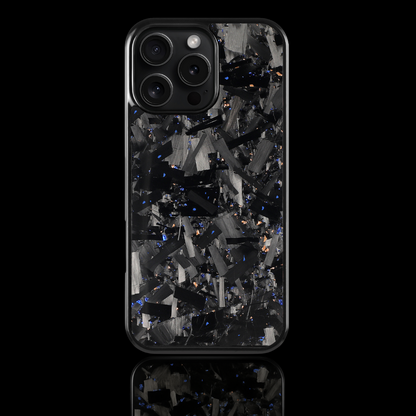 GRID Carbon Fiber iPhone case - Blue/gold (Special edition)