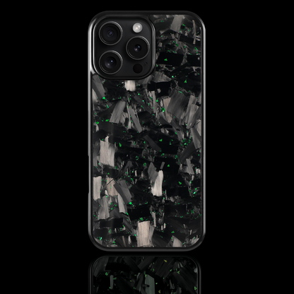 GRID Carbon Fiber iPhone case - Green