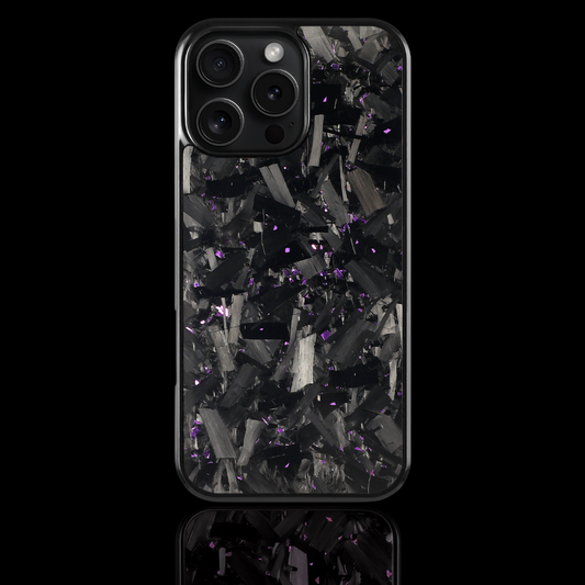 GRID Carbon Fiber iPhone case - Purple