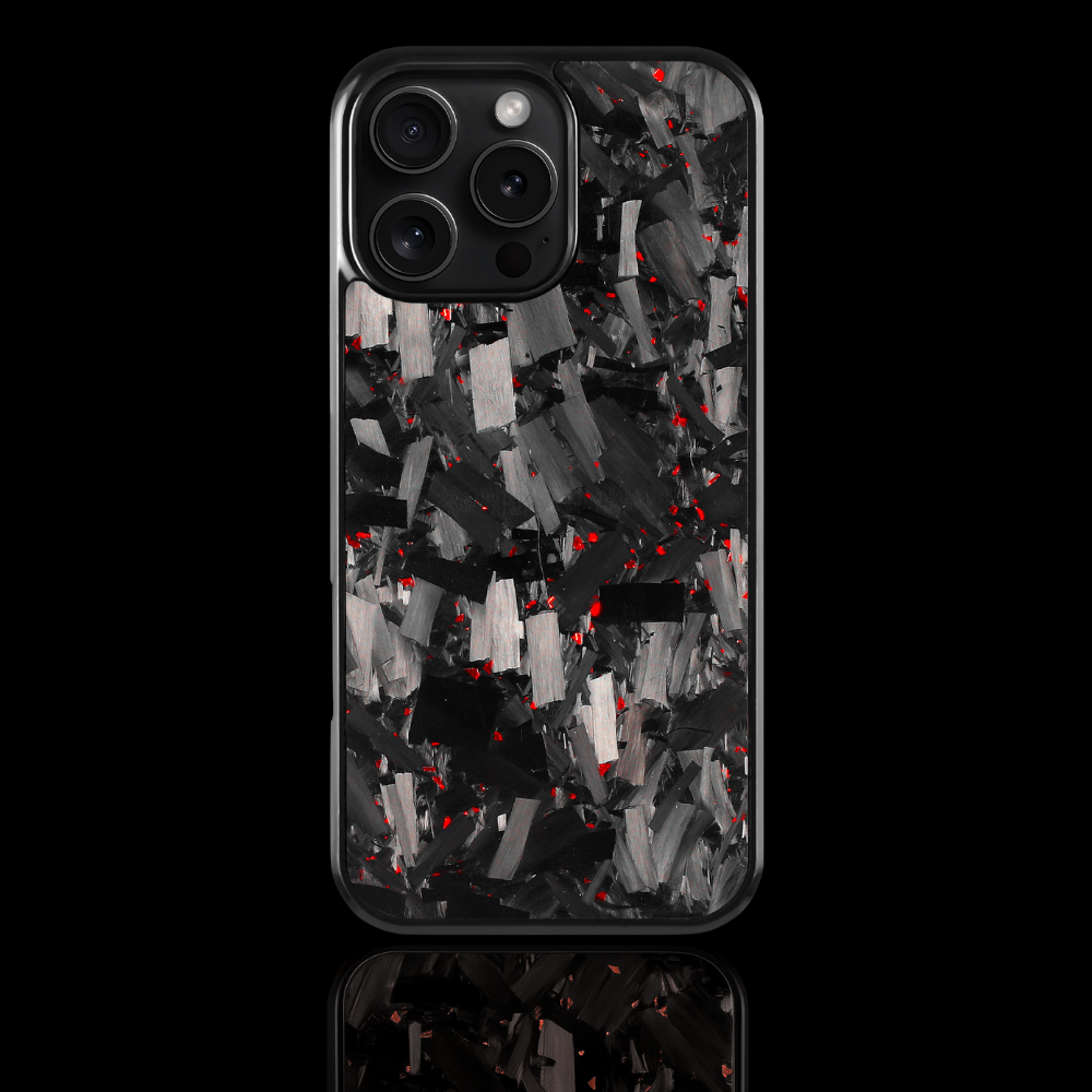 GRID Carbon Fiber iPhone case - Red