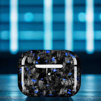 Carbon Fiber AirPods case - Blue