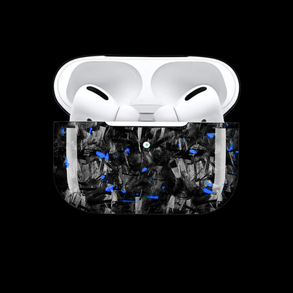 Carbon Fiber AirPods case - Blue