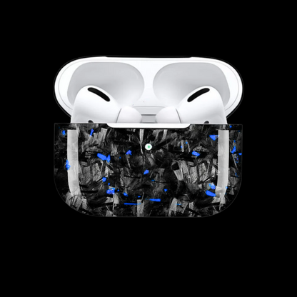 Carbon Fiber AirPods case - Blue