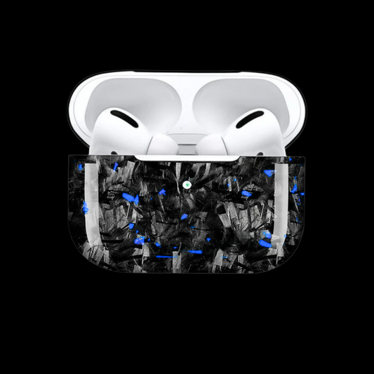 Carbon Fiber AirPods case - Blue