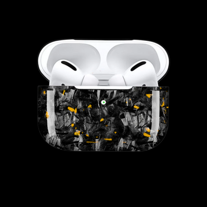 Carbon Fiber AirPods case - Gold