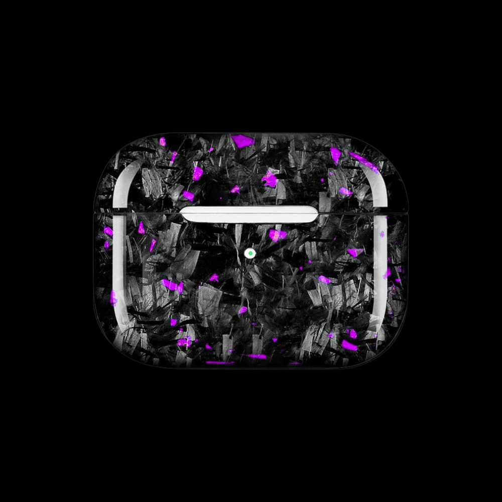 Carbon Fiber AirPods case - Purple