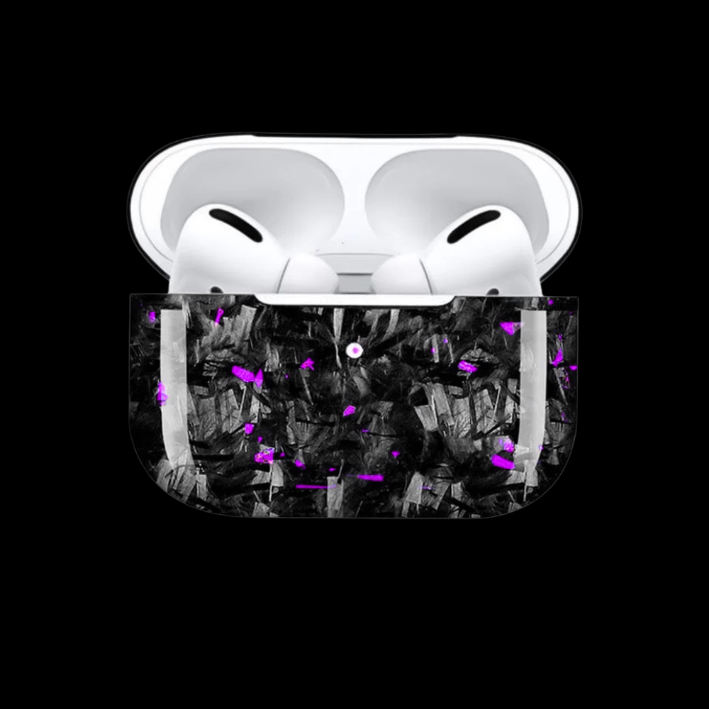 Carbon Fiber AirPods case - Purple