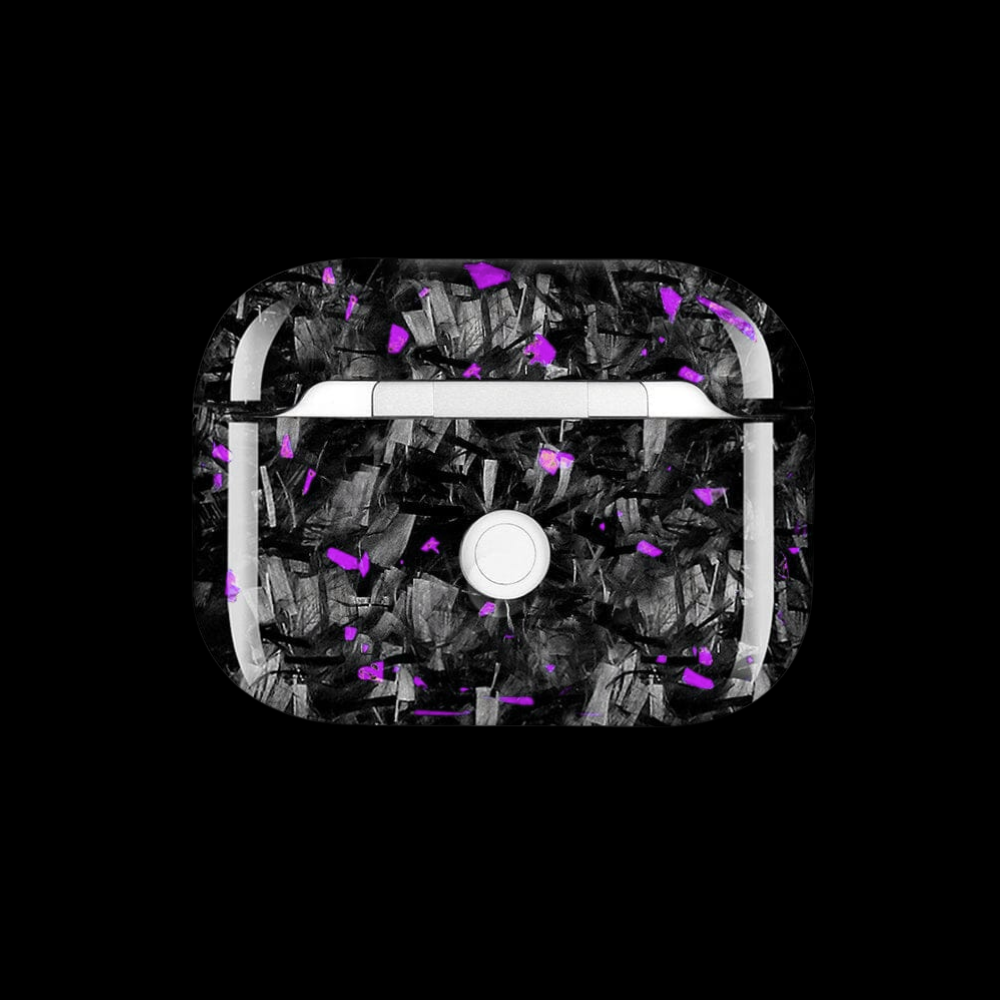Carbon Fiber AirPods case - Purple