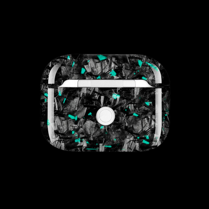 Carbon Fiber AirPods case - Turquoise